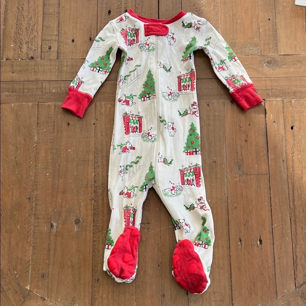 The Beaufort bonnet company Knox night night fireside Christmas footed pajamas